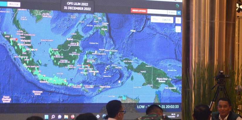 BNPB Bersama Tim Gabungan Lakukan Monitoring Situasi Kamtibmas Jelang Tahun Baru 2023